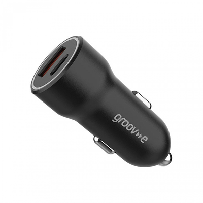 Dual USB-C & USB-A Car Charger 20w