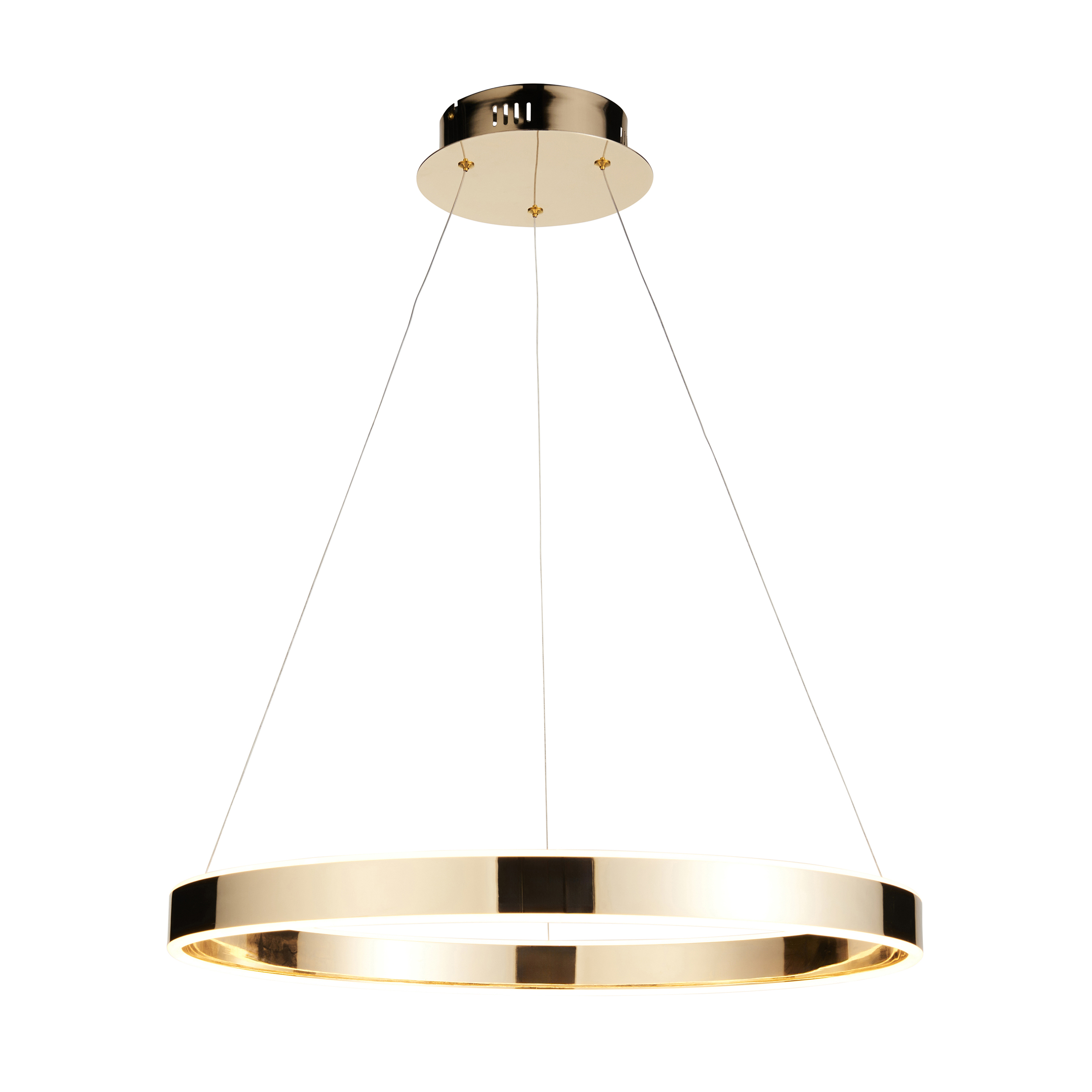 Gen Ring Pendant Gold 42W Warm White 2450LM