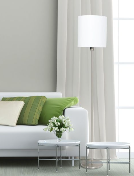 Mexlite Chrome Floor Lamp c/w Shade