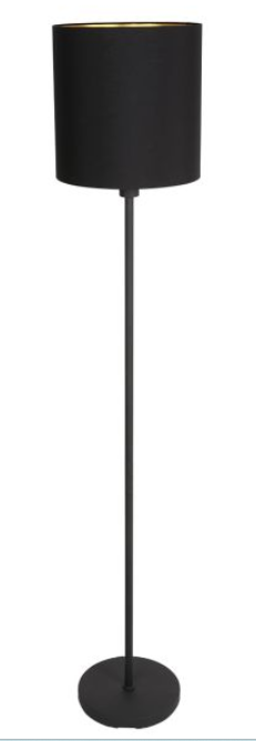 Steinhauer Black Floor Lamp