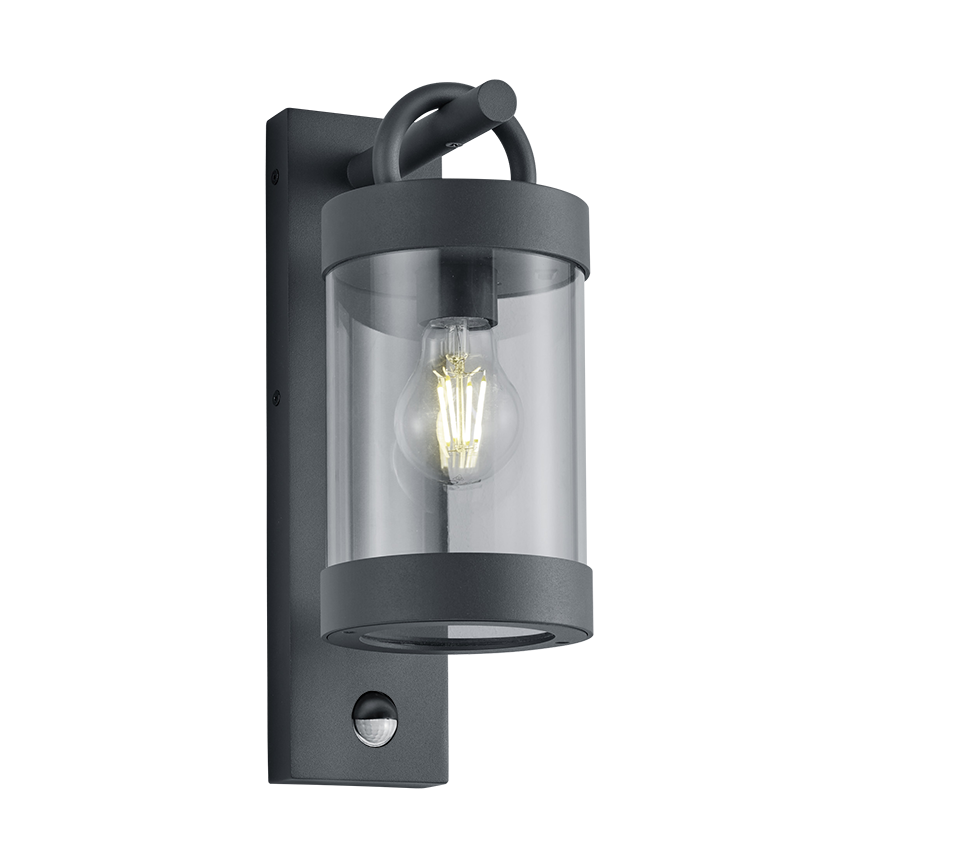 Sambesi Lantern with PIR Light Anthracite