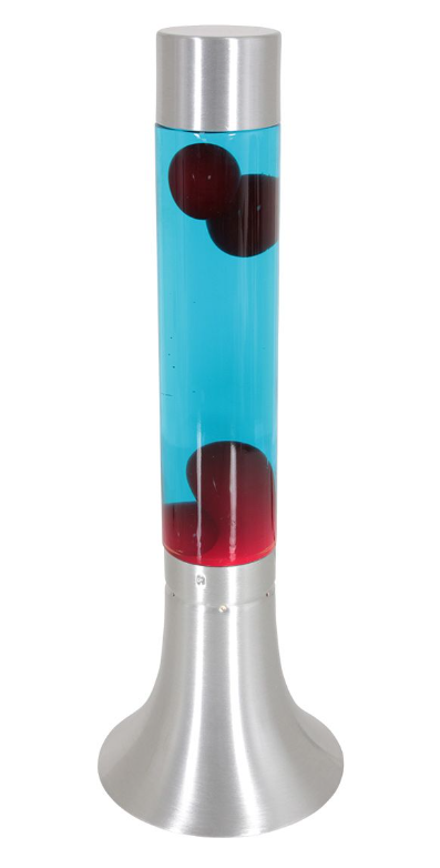 Steinhauer Lava Lamp Volcan Blue/Red/Steel