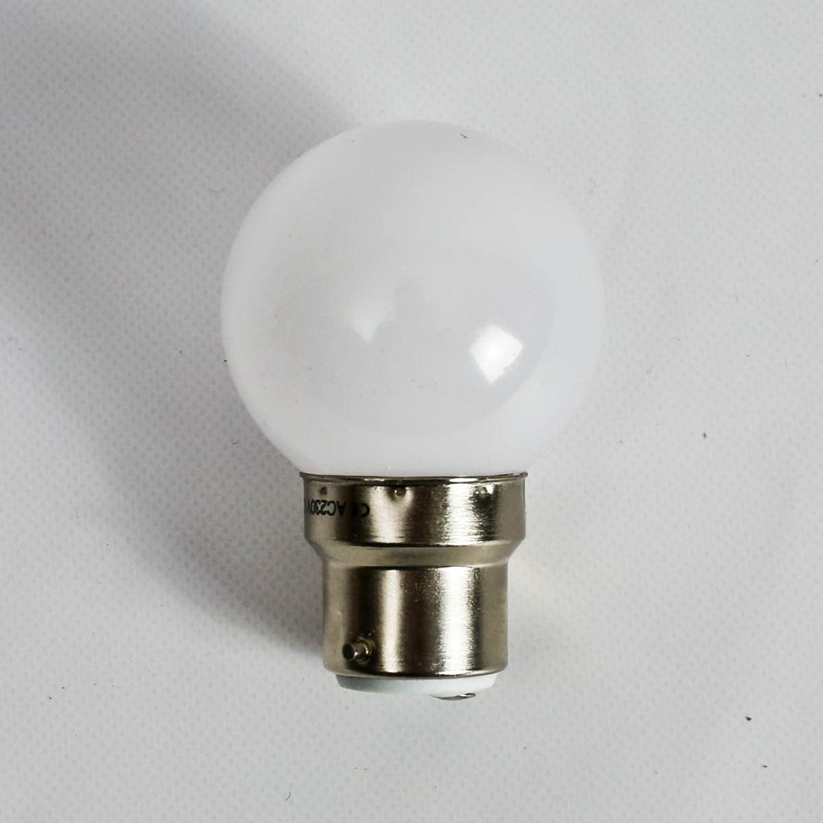 LED B22 1W Golf Ball Opal Cool White