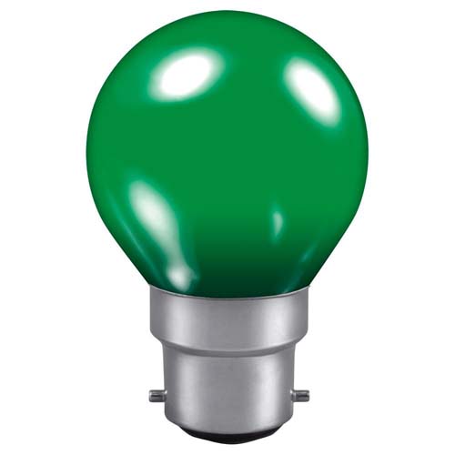 LED B22 1W Golf Ball Green 