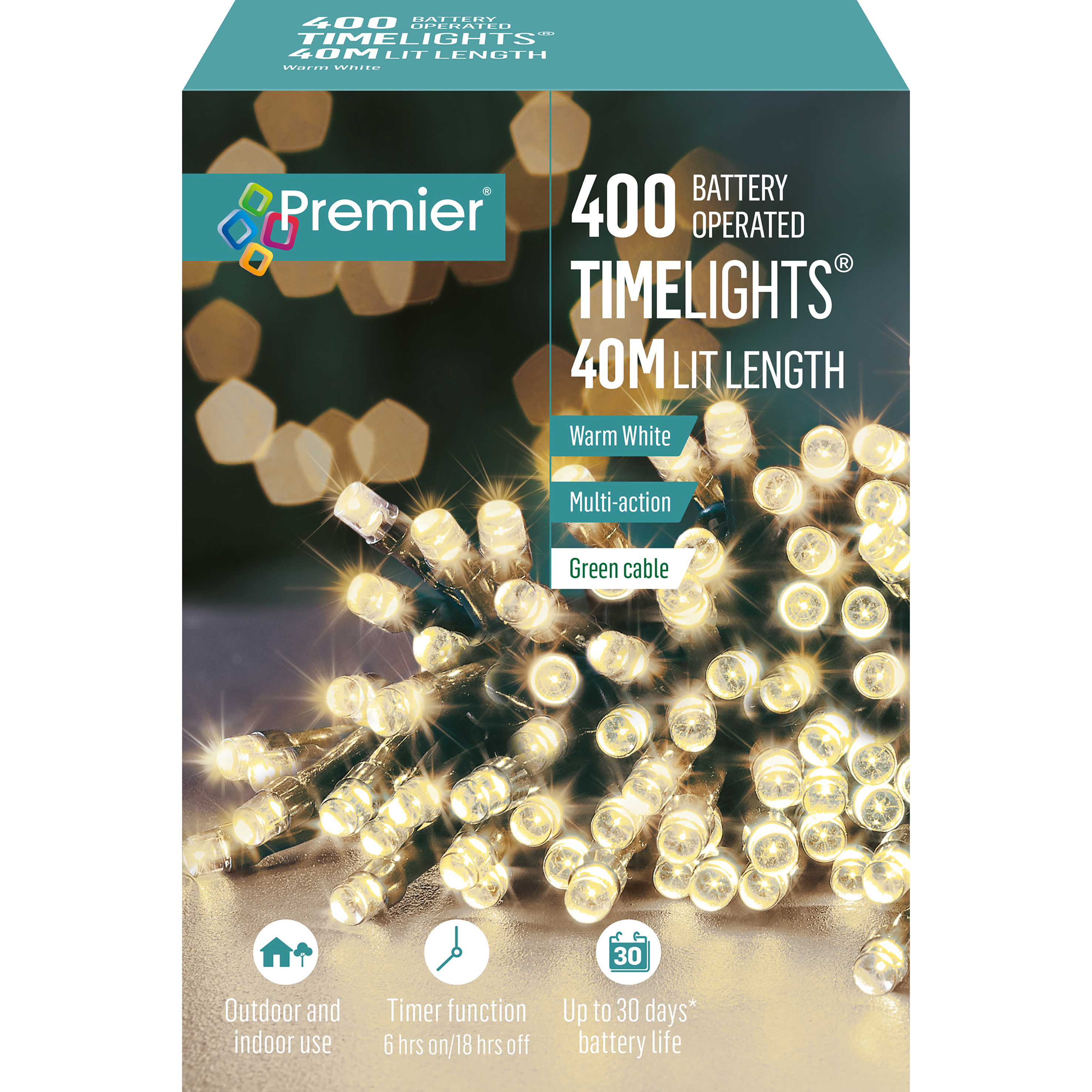 400 B/O Multi-Action Timelights Warm White