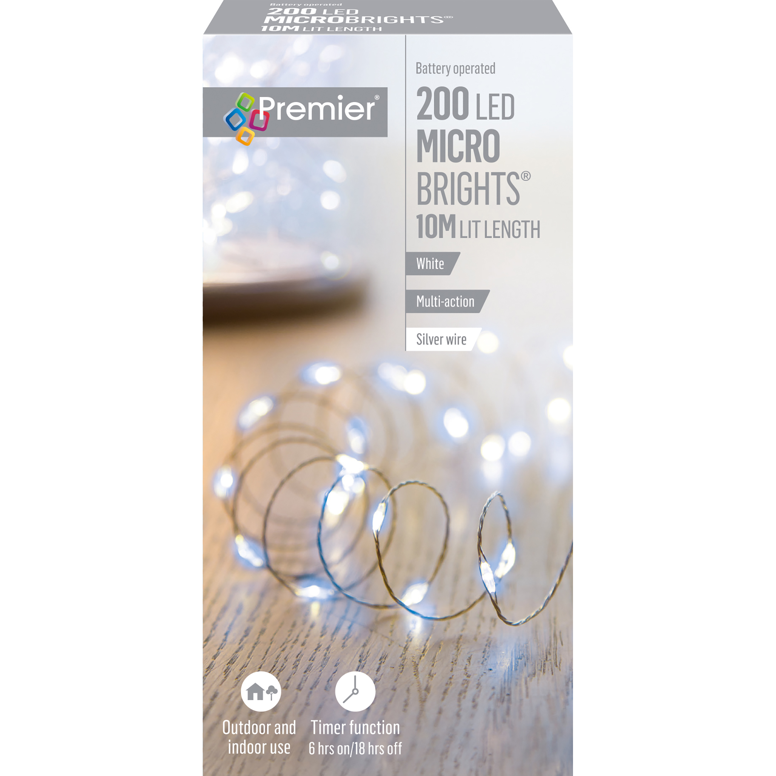 200 B/O Multi-Action Microbrights White