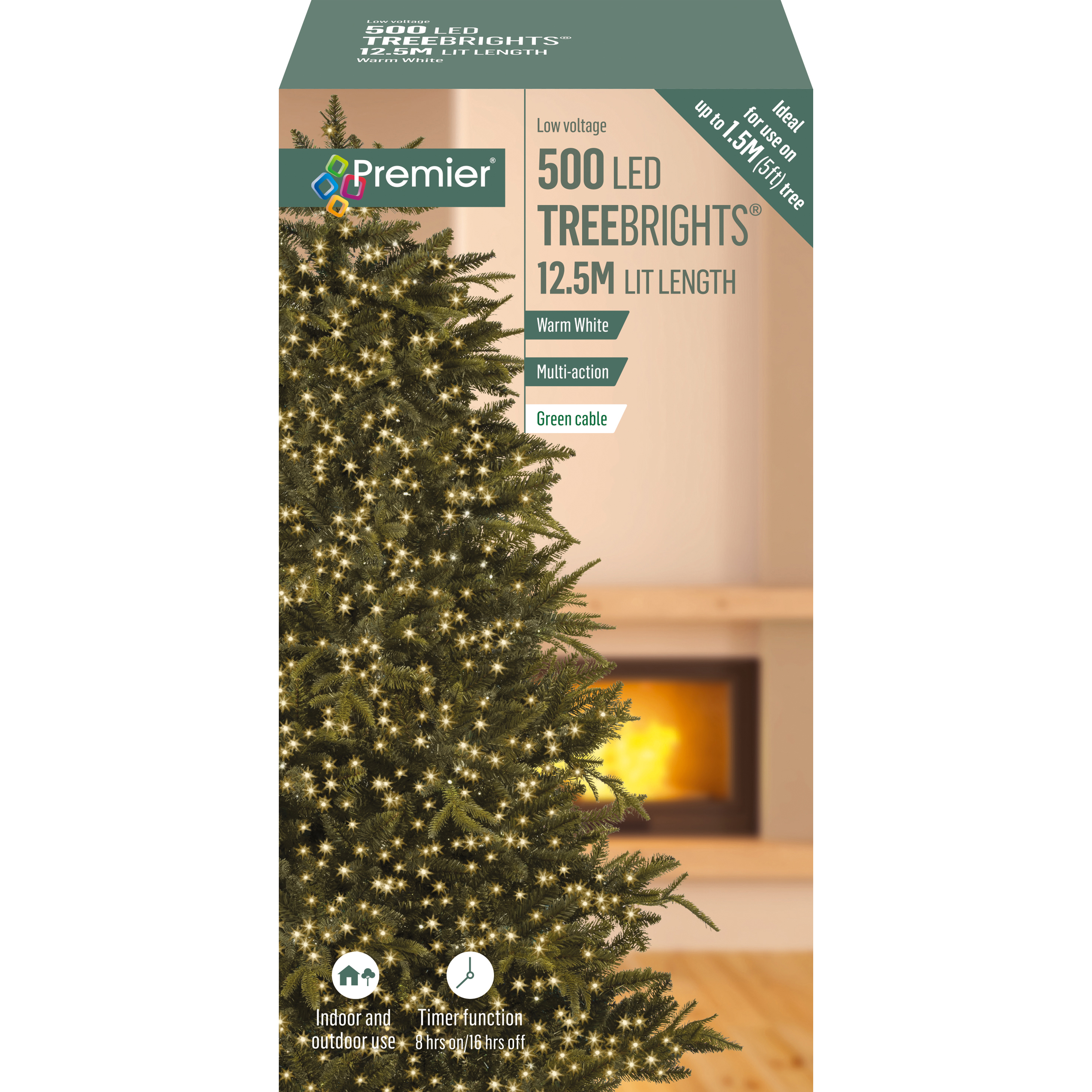500 Multi-Action TreeBrights Warm White 