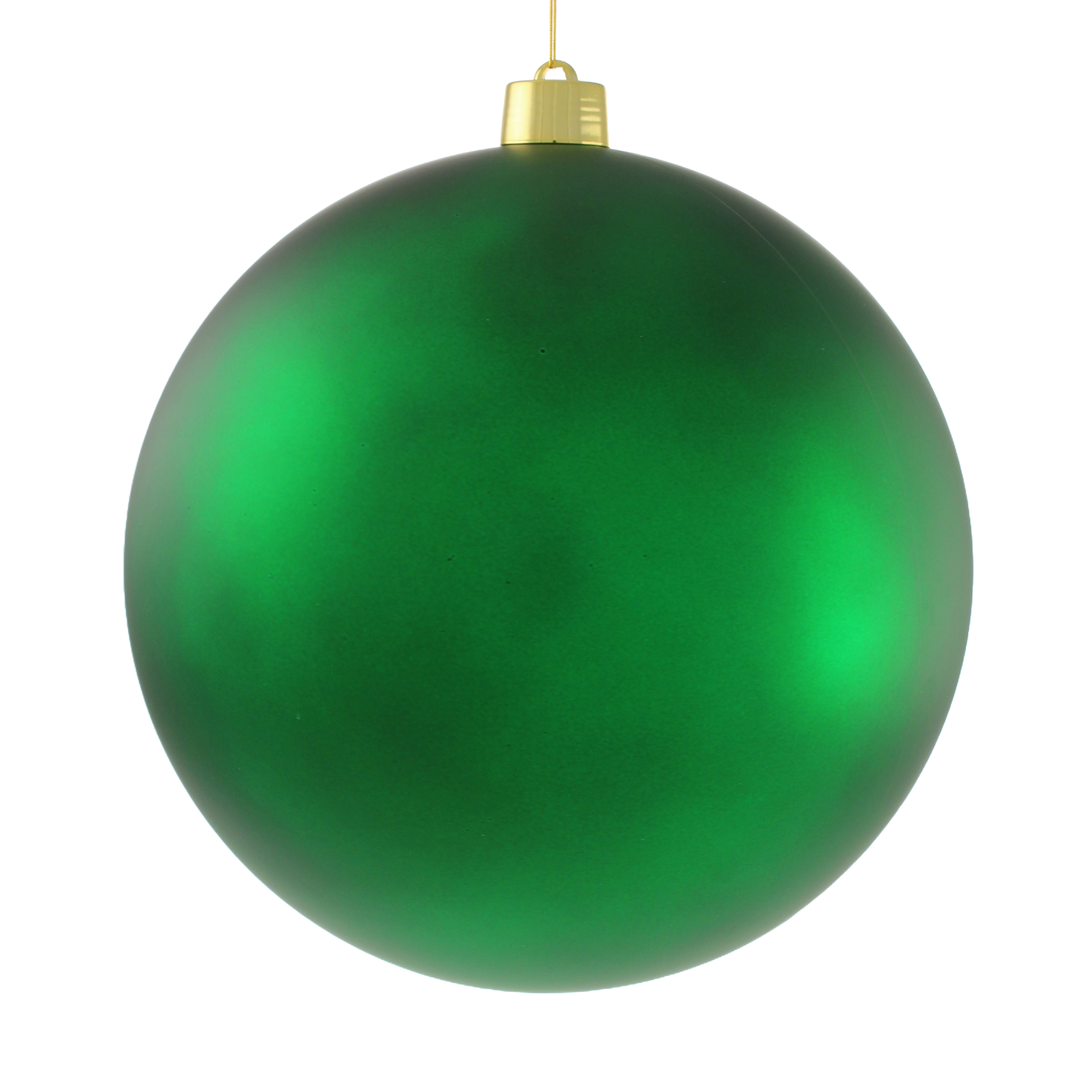 40cm Recycled Plastic Matt Bauble Green