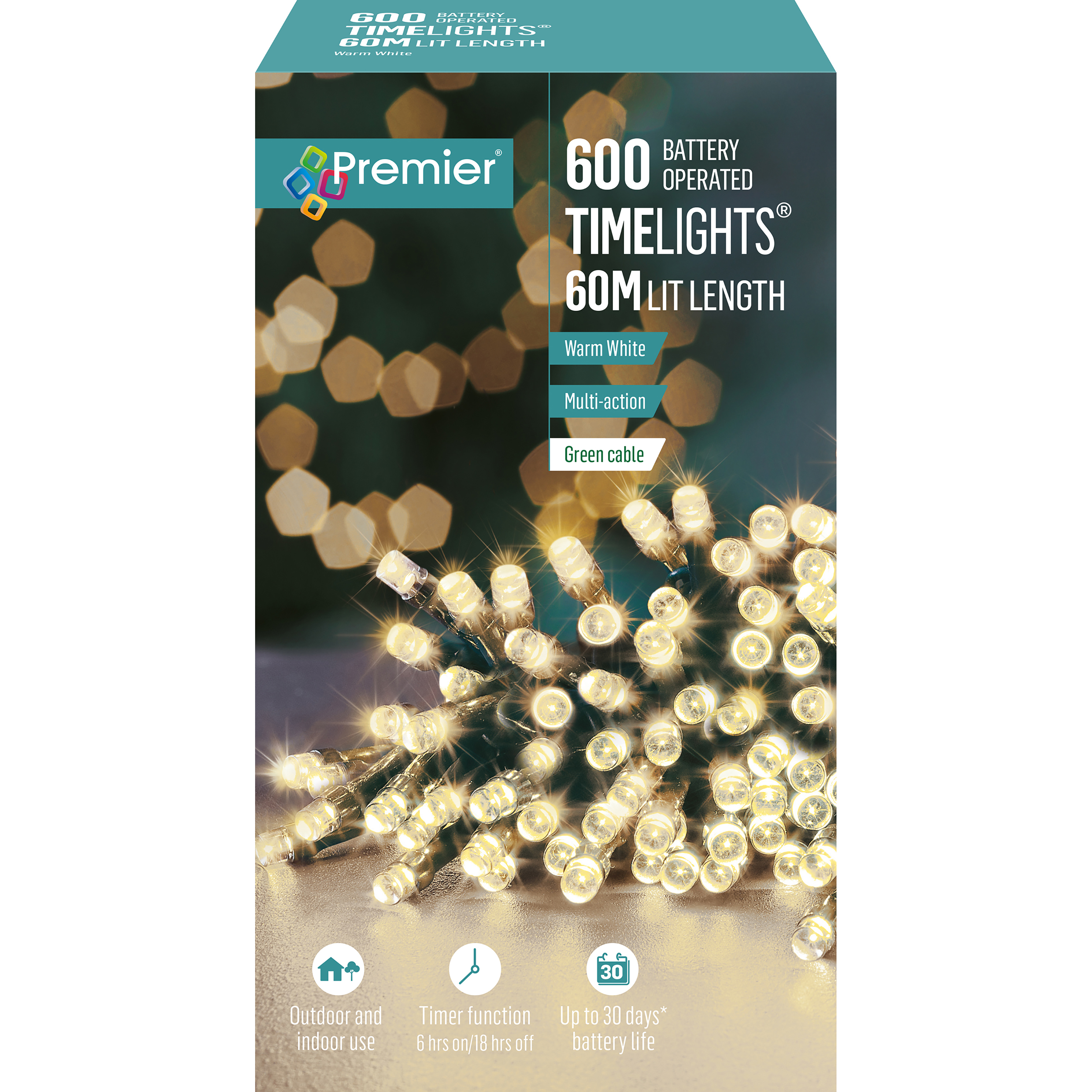 600 B/O Multi-Action Timelights Warm White