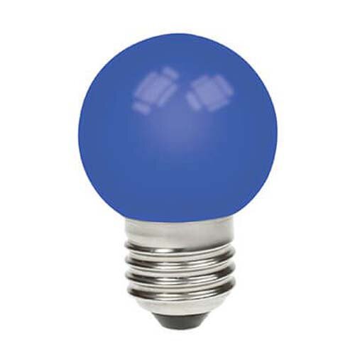 LED E27 1W Golf Ball Blue 