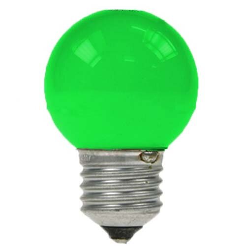 LED E27 1W Golf Ball Green
