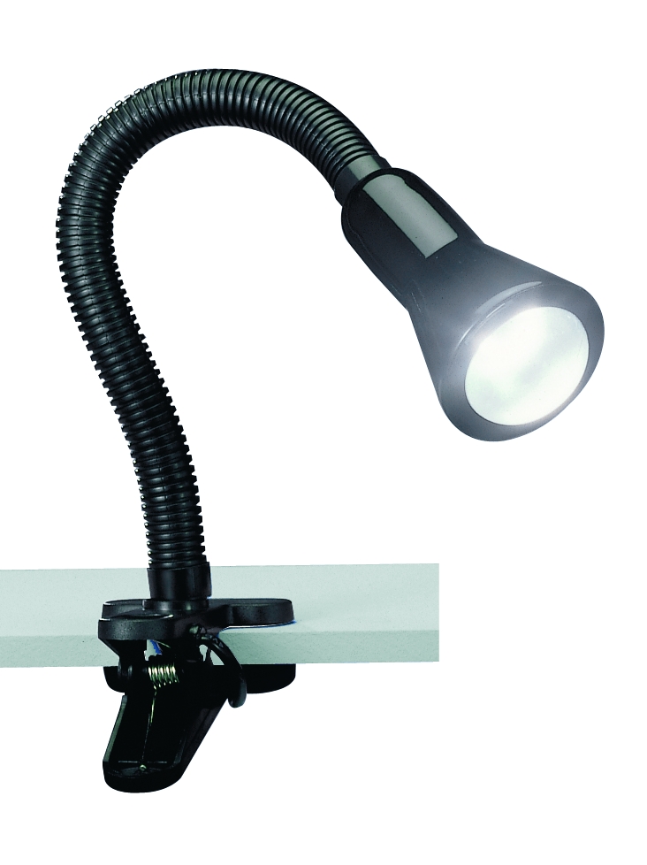 Flexo Clamp Reading Lamp E14 Black