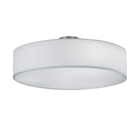 Hotel flush ceiling light Grey 3 x E27 50cm