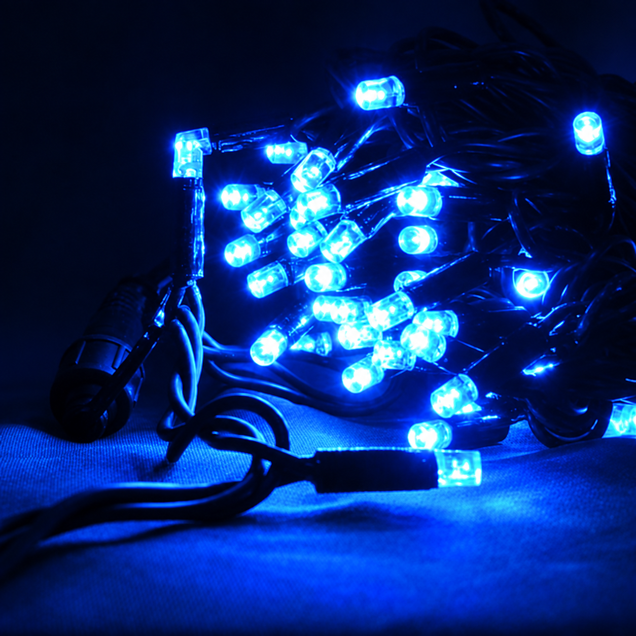 300 LEDs Connectable String Lights Blue with Controller