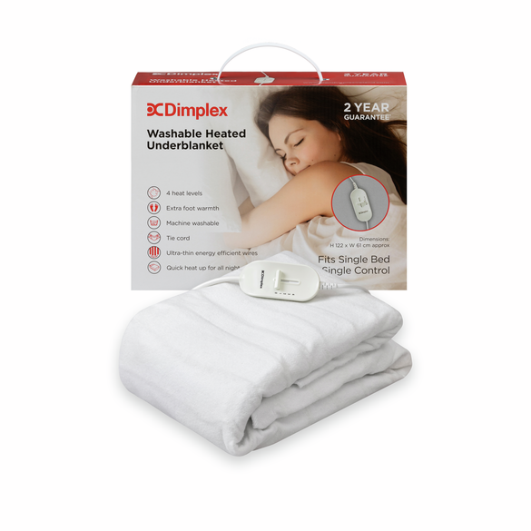 Single Washable Heated Underblanket 