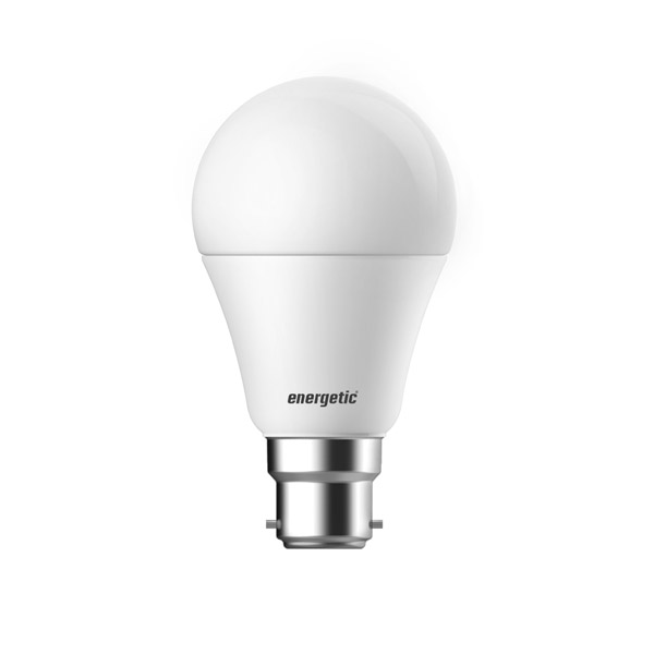 Energetic B22 LED A60 lamp 9.5W 2700K **