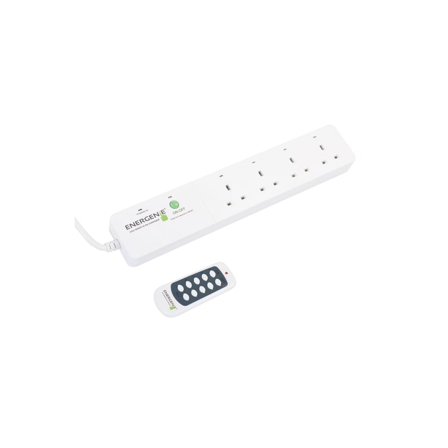 4 Gang 1.8 Metre Remote Controllable Extension Lead