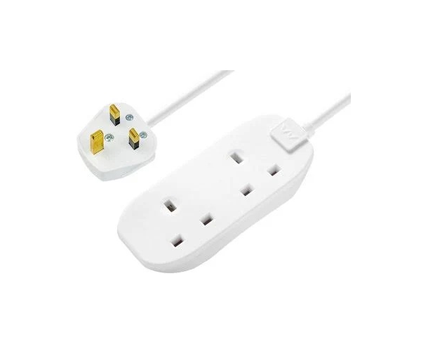 2 Gang 3 Metre Extension Lead