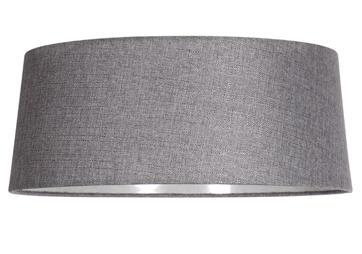 Steinhauer 48cm Grey Linen c/w White Inner Shade