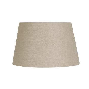 Bracken linen drum shade 12&#34;