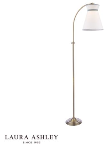DEARHAM FLOOR LAMP ANTIQUE BRASS
