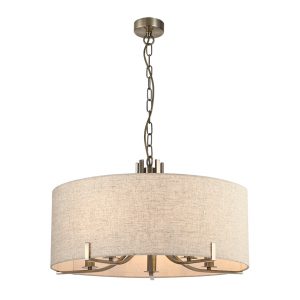 5 Light Peillon AB with c/w oatmeal shade