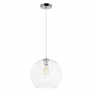 Clear globe 350mm suspension