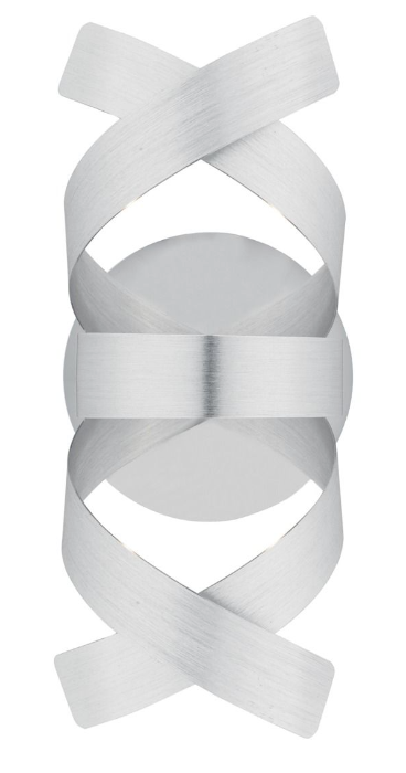 Rawley wall light aluminium 1xG9