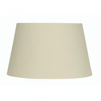 Cream cotton drum shade 14&#34;