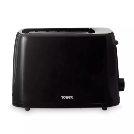 Tower Presto 2 Slice Plastic Toaster BLACK