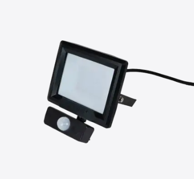 Robus Hilume 10W LED PIR Black Floodlight 4K