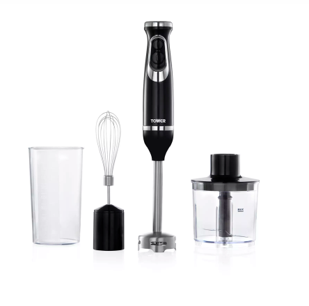 Tower 600W 4-IN-ONE Hand Blender