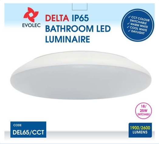 Evolec 18W DIM Apollo LED CCT IP54