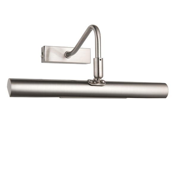Picture light LED satin chrome