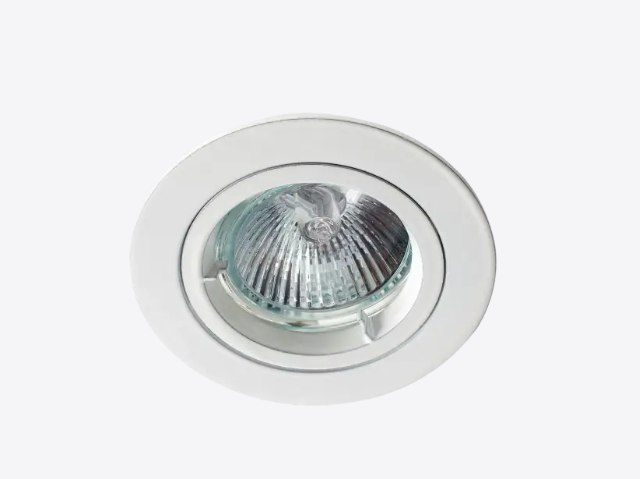 Robus die-cast GU10 straight downlight white