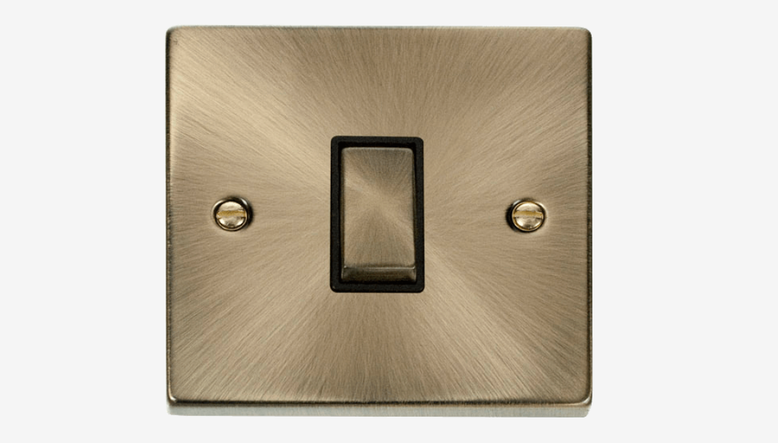 Deco 1g 2w 10AX ingot switch AB