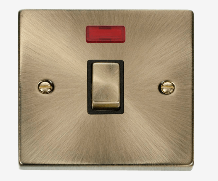 Deco 20A DP Ingot Switch + Neon AB