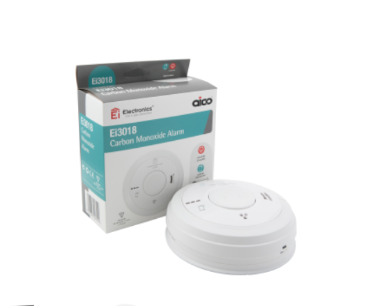 EI Mains Carbon Monoxide Alarm with Battery Backup