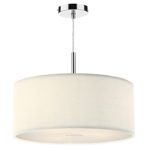 Zaragoza three light cream 60cm pendant