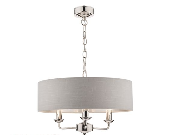Sorrento 3LT Pendant Polished Nickle and Sliver