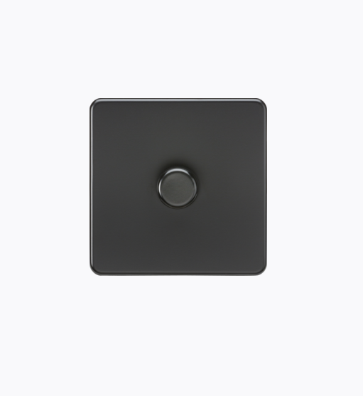 Screwless 1G 2-Way 10-200w trailing edge dimmer