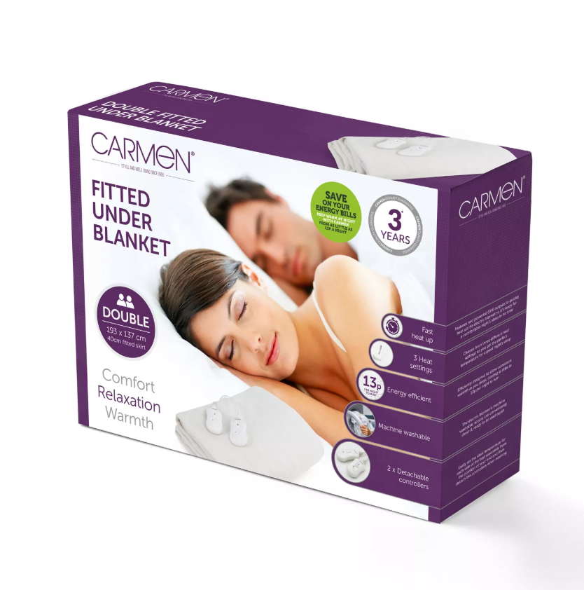 Double Fitted Heated Underblanket