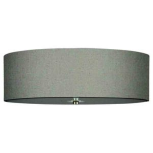 Rouen semi flush taupe fitting 3xE27