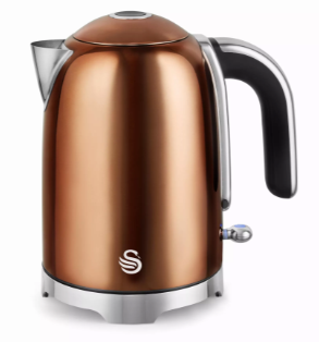Swan Solace 1.7L Stainless Steel   Kettle- Copper