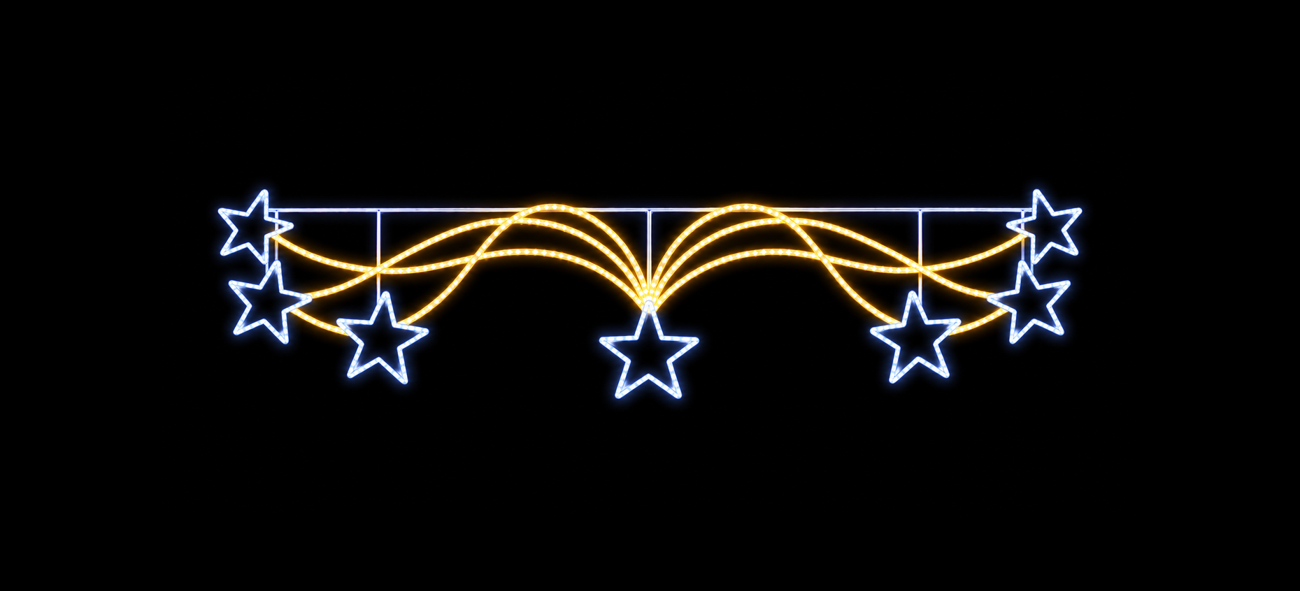 Shooting Stars Cross Street Frame 