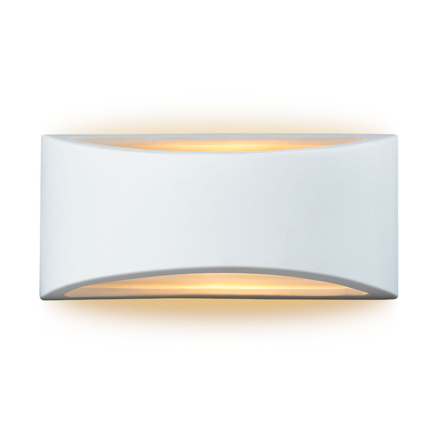 CERAMIC UPLIGHTER WHITE E14